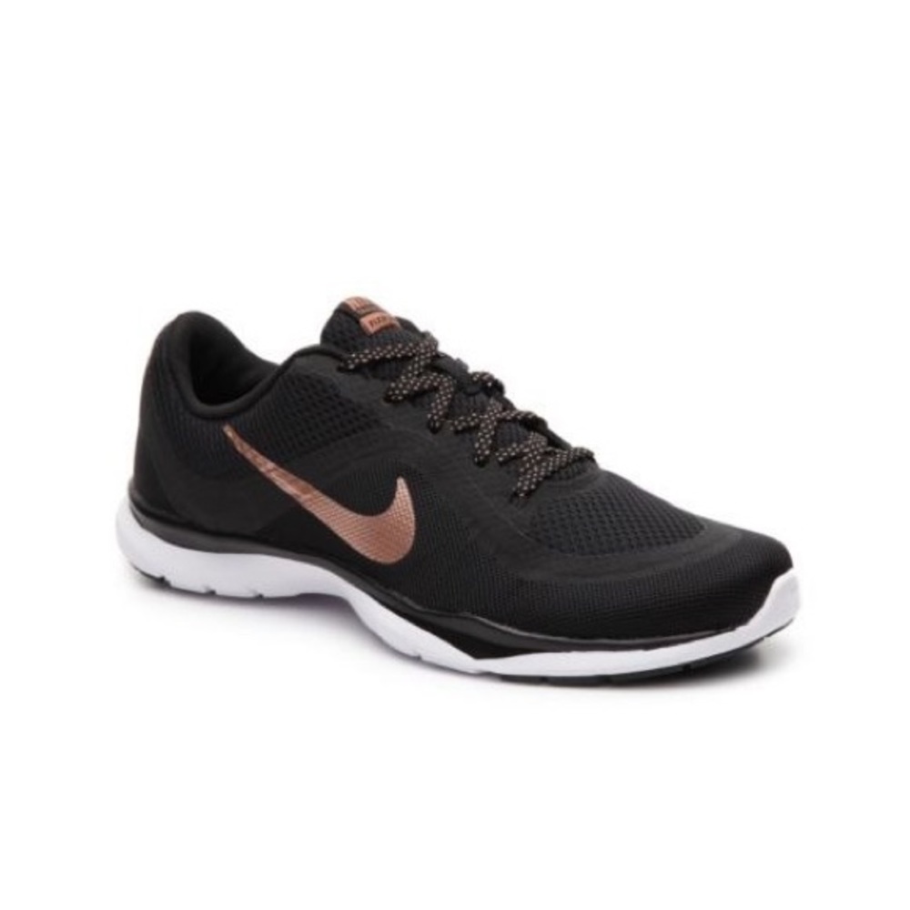 🌟 45% OFF 🌟 Black & Rose Gold Nike Trainers
